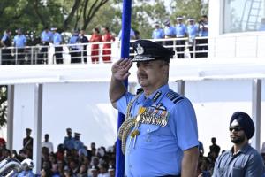 Chief of Air Staff reviews Combined Graduation pa...
