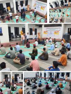 International Yoga Day celebrated at District Jai...