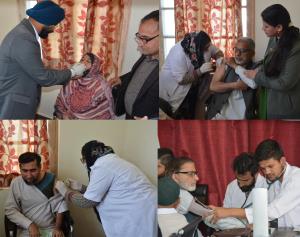 Vaccination camp held for Hajj pilgrims of Doda d...