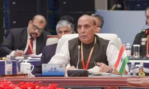 Defence Minister Rajnath Singh urges for end to t...