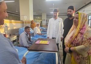 Sakeena Itoo visits SKIMS, Super Speciality Hospi...