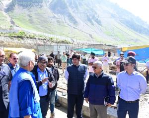 Lt Governor conducts on-site inspection of Shri A...