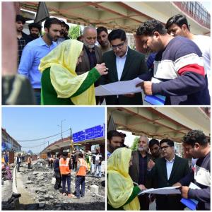 CEO SSCL inspects Jehangir Chowk Junction Improve...