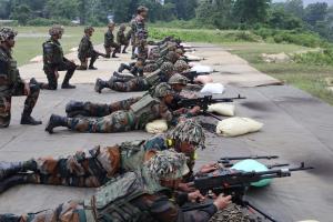 Assam Rifles conducts firing of key support weapo...