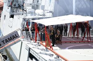 INS Tamal, latest Stealth Frigate, commissioned i...