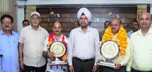 Warm farewell accorded to retirees of Agriculture...