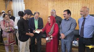 Sakeena Itoo distributes relief cheques worth Rs....