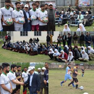 Football Match for first-time voters organized un...