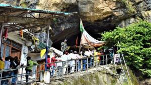 Devotees continue to visit Shiv Khori shrine desp...