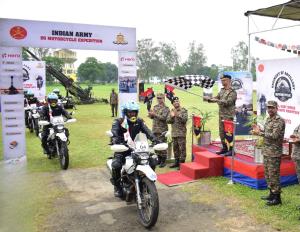 Army undertakes motorcycle expedition to mark sil...