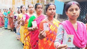 Lok Sabha Elections: 40.32 pc Voter turnout recor...