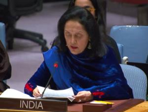 At UNSC, India