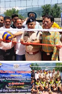 Police host 2-Day Volleyball Tournament at Bhader...