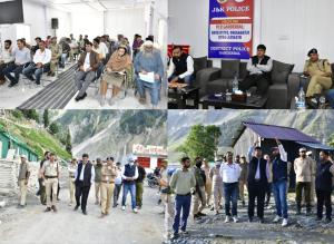 DC Ganderbal visits Baltal, reviews preparations ...