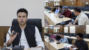 DDC Budgam reviews performance of SW department