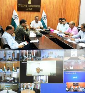 Div Com Jammu reviews progress of NHAI, NHIDCL, &...