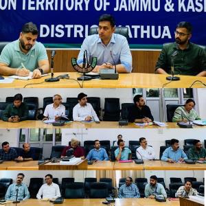DC Kathua reviews implementation of HADP in distr...