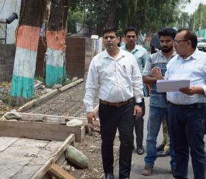 DC Poonch inspects ongoing works in Township