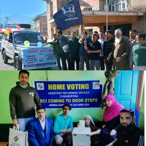 Home Voting commences in Bandipora