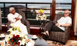 Held forward-looking discussion with J&K CM Omar ...