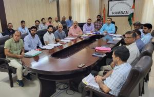 DC Ramban reviews status of essential services in...