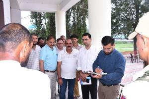 Quarterly inspection of EVM & VVPAT Warehouse con...