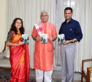 LG Manoj Sinha releases "Curse of the Pir" author...