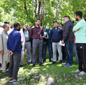 DC Shopian tours various areas of the district