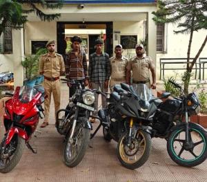 Bike lifting gang busted in Udhampur; 5 stolen bi...