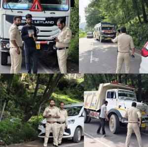 MVD conducts enforcement drive on Jammu-Poonch Na...