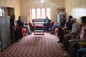 CEO UT Ladakh, Yetindra M. Maralkar, Continues Se...