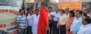 Div Com Jammu flags-off Mata Kheer Bhawani Yatra ...