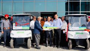 J&K Bank donates 4 electric vehicles to AIIMS Jam...