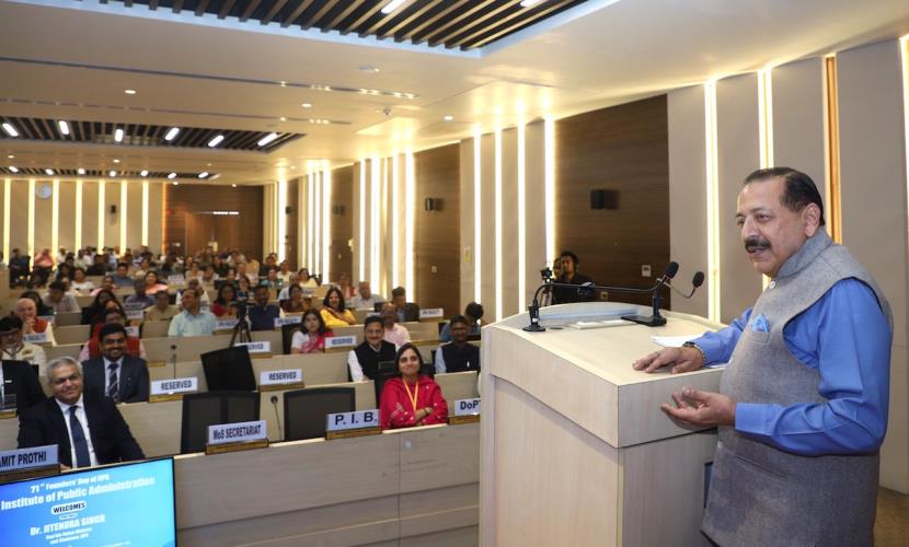 Dr Jitendra Addresses IIPA Foundation Day, Highlights Democratisation Of Services Delivery