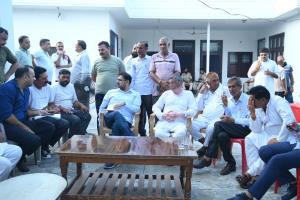 Satish Sharma reviews development works in Chhamb...
