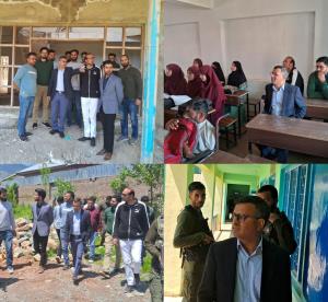 DEO Bandipora visits polling stations in Block Al...