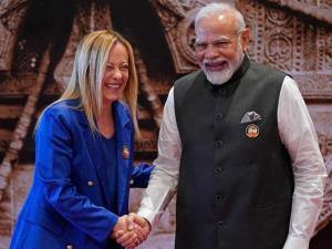 Italian PM Meloni congratulates PM Modi on electo...