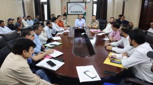 District Administration Ramban gears up for Int