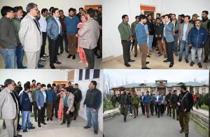 DEO Kulgam inspects Strong rooms, collection/ dis...