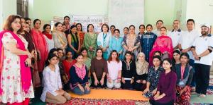 Mega Ayush Yoga Camp held at Govt College of Educ...