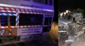 2 persons killed, 8 injured as van hits truck in ...