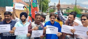 BJP protests against party worker