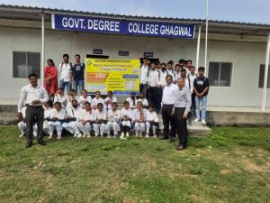 Students of GDC Ghagwal imparted awareness about ...