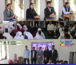 DLSA Shopian organizes awareness programme on ‘Wo...