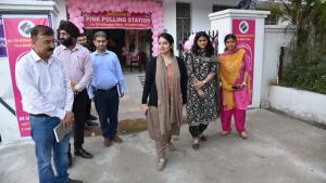 Pink, Blue & Red Polling booths established in Ud...