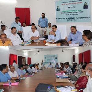 Director School Education Jammu chairs review mee...