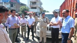 Div Com Jammu conducts on spot inspection of upgr...