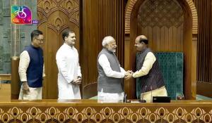 Om Birla elected Speaker of 18th Lok Sabha by voi...