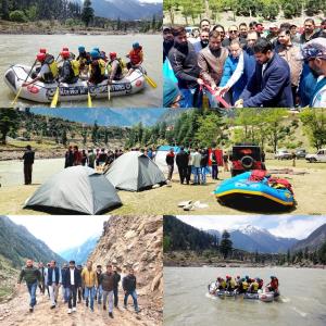Two week river rafting event commences at Gulabga...