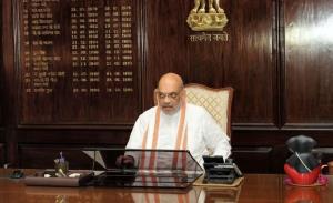 Amit Shah takes charge as Union Home Minister for...
